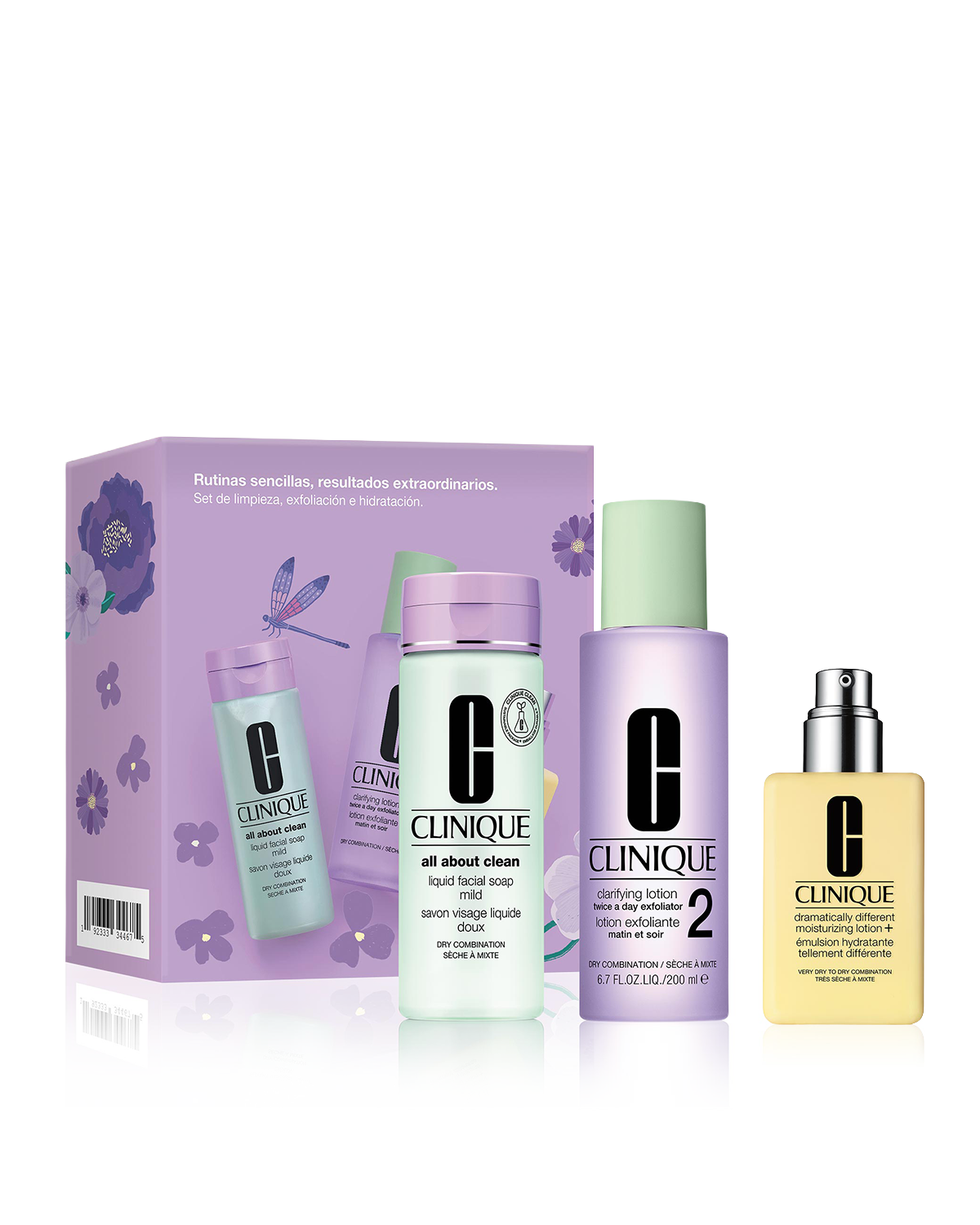 Set para el Cuidado de la Piel Rutinas Sencillas Mixta Seca