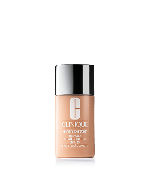 Base de Maquillaje Even Better™ Makeup SPF 15, Base de maquillaje desarrollada por dermatólogos que visiblemente reduce las manchas obscuras en 12 semanas.