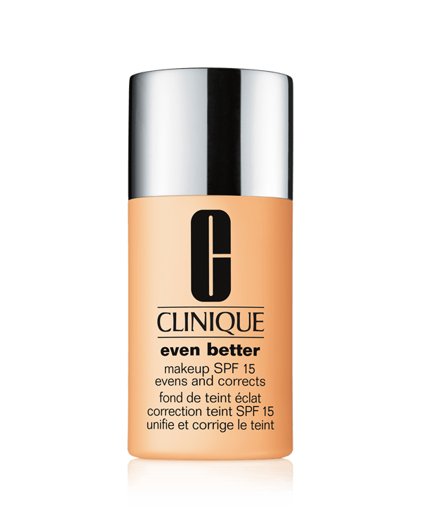 Base de Maquillaje Even Better™ Makeup SPF 15, Base de maquillaje desarrollada por dermatólogos que visiblemente reduce las manchas obscuras en 12 semanas.